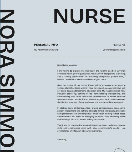 personal statement for nursing